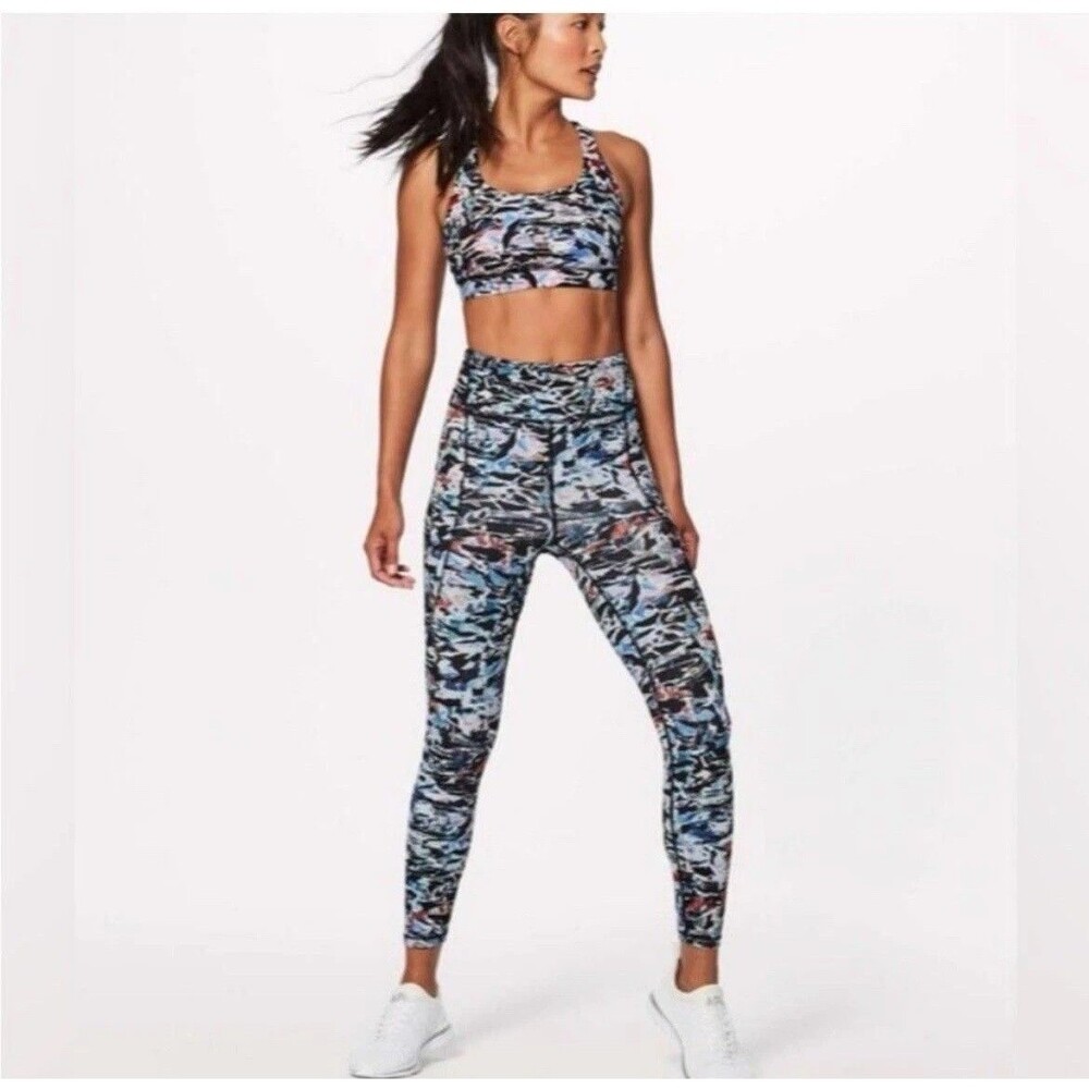 Lululemon Wunder Under Tight Full On Luxtreme Legging Culture Clash Black Size 8